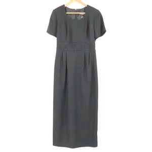 John Roberts Beaded Maxi Dress Womens Size 6 Evening Formal Party Black Tie Back